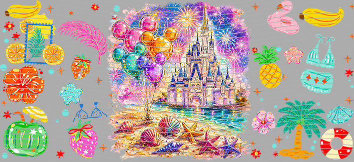 16oz Disney style-D-2304